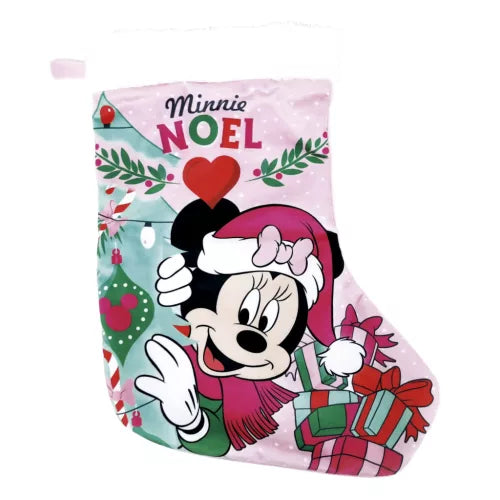 Disney Minnie Noël bas de cheminée de Noël, botte 42 cm