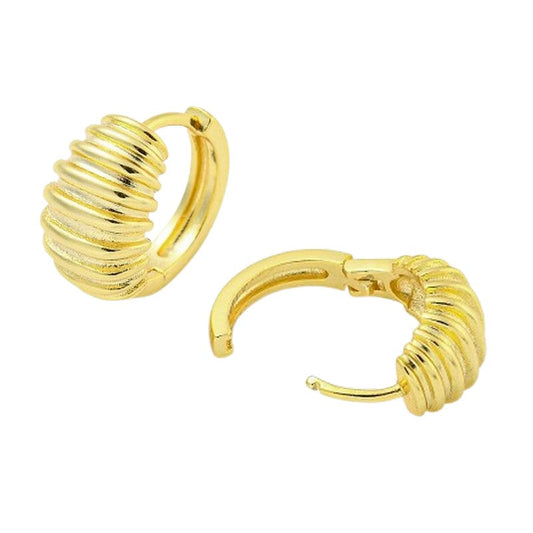 Boucles d'oreilles Créoles 16 * 8 mm