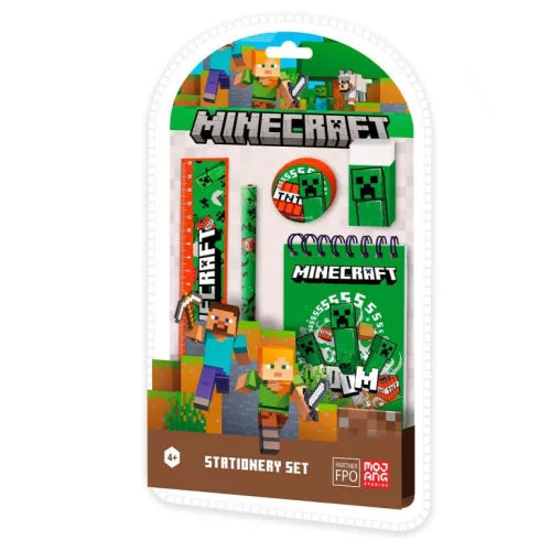 Minecraft Boom set de papeterie 5 pièces