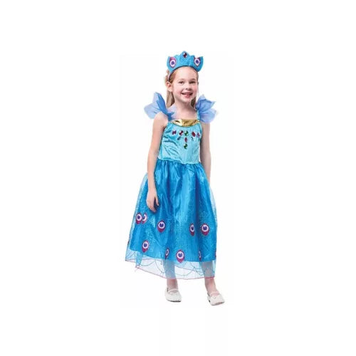 Halloween Magic Peacock Costume 6-8 years