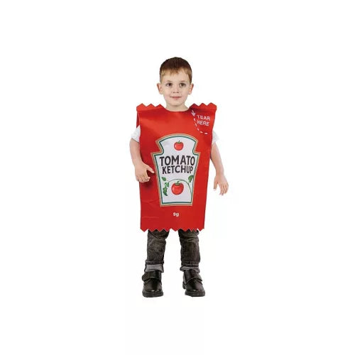 Costume d’Halloween Ketchup à la tomate 92/104 cm