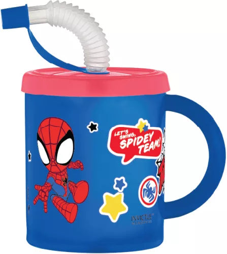 Spiderman Spidey Gobelet en paille, plastique 210 ml