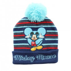 Bonnet avec pompon Mickey